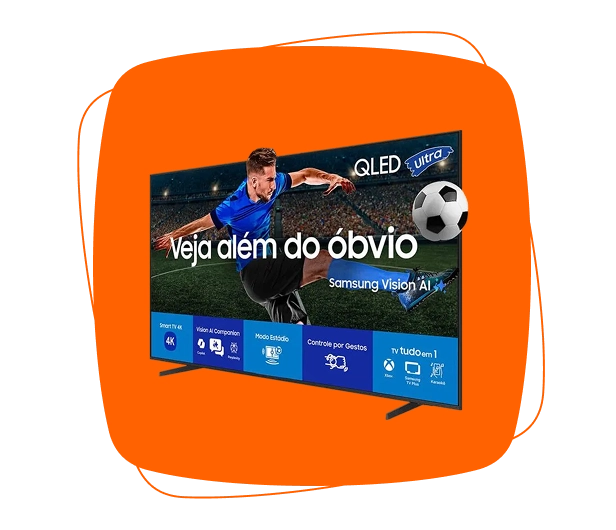 Smart TV 65 polegadas 4K Samsung